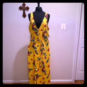 Tropical Print Button-Down Maxi✨✨